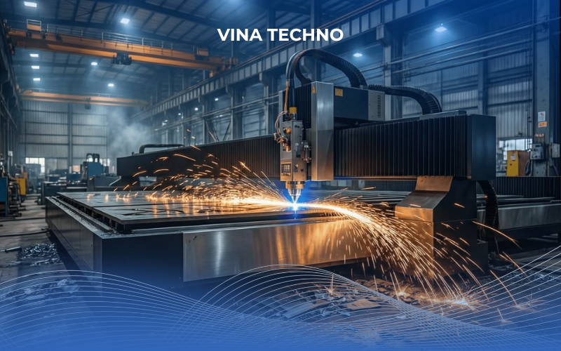 Hệ thống máy móc tiên tiến tại Vina Techno